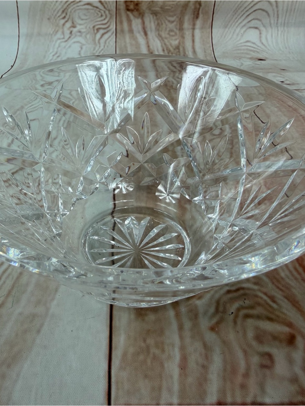 Waterford Crystal Clear Cut Glass Decorative Bowl